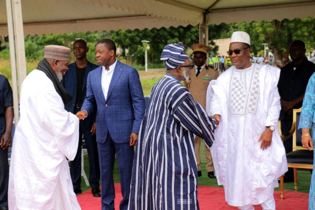 Le Président de la République SEM Faure Essozimna Gnassingbé a assisté, ce 11 août 2019 à Lomé, sur le terrain du Lycée de Tokoin, à la grande prière musulmane marquant la célébration de l’Aïd El-Kébir.