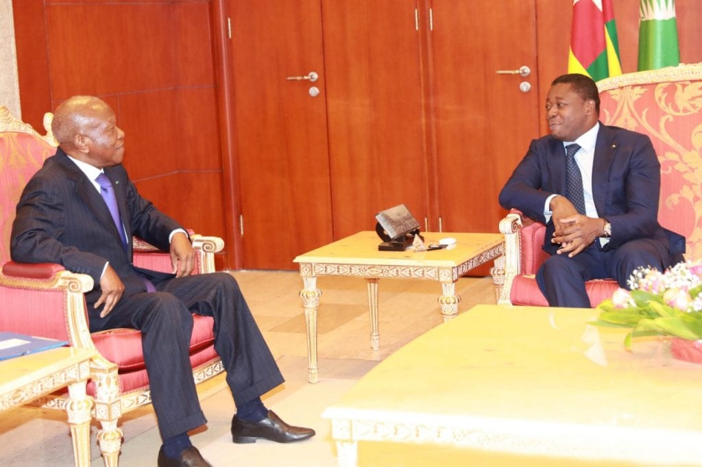 Le Président de la République SEM Faure Essozimna Gnassingbé a échangé, ce 08 octobre 2019 à Lomé, avec à M. Patrice Kouamé, Secrétaire exécutif du Conseil de l’Entente.