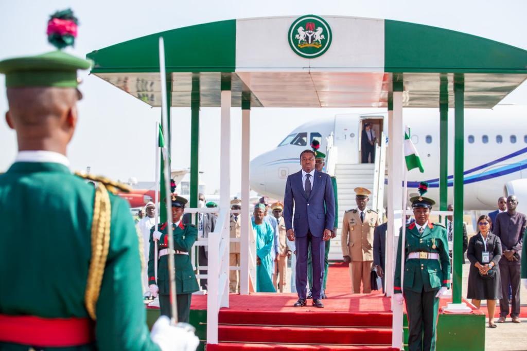 Le Président de la République, Faure Essozimna Gnassingbé prend part ce 04 décembre 2022 à Abuja au Nigéria aux travaux du 62è sommet ordinaire de la Conférence des chefs d’Etat et de gouvernement de la CEDEAO.