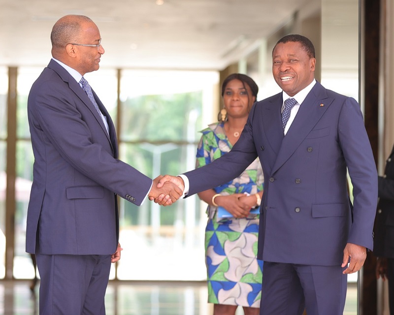 Le Président de la République, Faure Essozimna Gnassingbé a reçu ce 30 novembre 2022 le gouverneur de la Banque centrale du Kenya en séjour à Lomé dans le cadre du premier sommet en présentiel sur l’Industrie financière africaine (AFIS).
