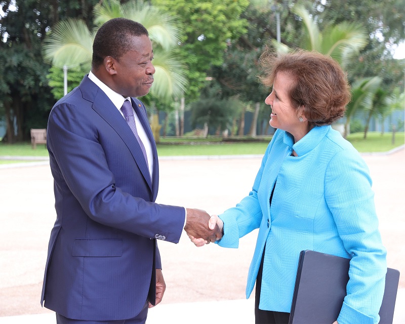 Le Président de la République, Faure Essozimna Gnassingbé, s'est entretenu, ce 20 juin 2023 à Lomé, avec Madame Alice Albright, Directrice générale de Millenium Challenge Corporation (MCC), en visite de travail dans notre pays.