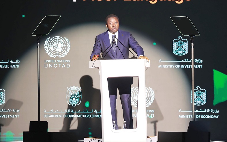 Invité d’honneur au sommet des leaders mondiaux sur l'investissement ce 16 octobre 2023 à Abu Dhabi, le Président de la République, Faure Essozimna Gnassingbé a partagé avec ses pairs et le monde des affaires, sa vision d’un Etat Stratège qui permettra de relever les défis du développement durable et la consolidation de la résilience des populations.