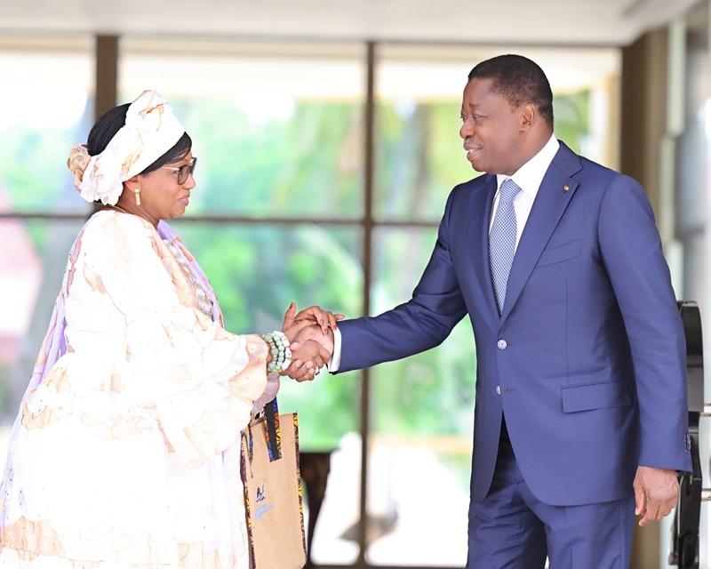La Représentante-résidente de l’Organisation mondiale de la santé (OMS), Dr Fatoumata Binta Diallo, est arrivée au terme de sa mission, après environ six ans d’exercice. Elle a fait au Président de la République, Faure Essozimna Gnassingbé, le point du partenariat entre son institution et le Togo, ce 20 février 2024 au cours d’une audience.