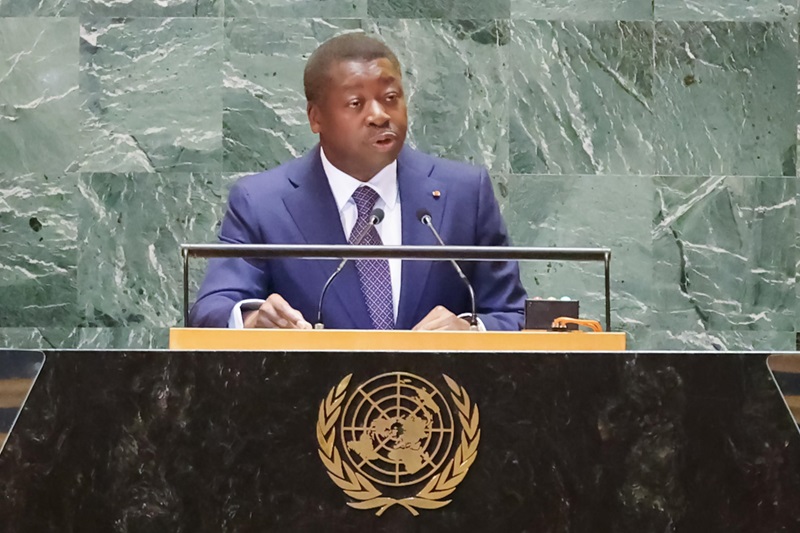 Débat général aux Nations unies :  le Président de la République, Faure Essozimna Gnassingbé exprime ses conviction et vision pour un monde radieux