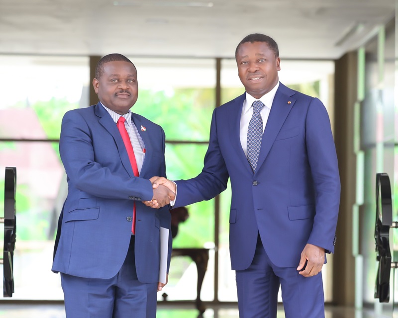 Le Président de la République, Faure Essozimna Gnassingbé a reçu, ce 29 octobre 2024, le Lieutenant-Général Silas Ntigurirwa, Chef de cabinet du Président de la République du Burundi.