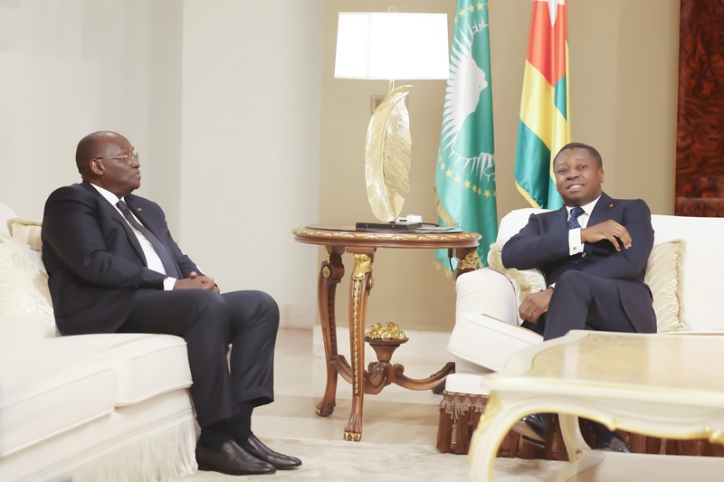 Le Président de la République, Faure Essozimna Gnassingbé a reçu, ce 25 novembre 2024 à Lomé, le Vice-président de la Côte d’Ivoire, Tiémoko Meyliet Koné.