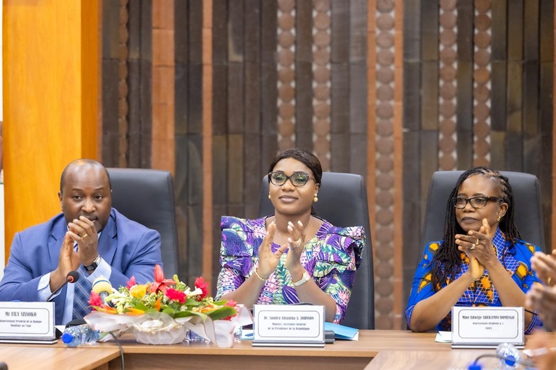 Dr Sandra Ablamba Johnson, Ministre, Secrétaire Général de la Présidence de la République a présidé, ce 13 décembre 2024, au nom du chef de l’Etat, l’atelier de présentation des résultats détaillés du Cinquième recensement général de la population et de l’habitat (RGPH-5) et de la deuxième édition de l’enquête harmonisée sur les conditions de vie des ménages (EHCVM-2).