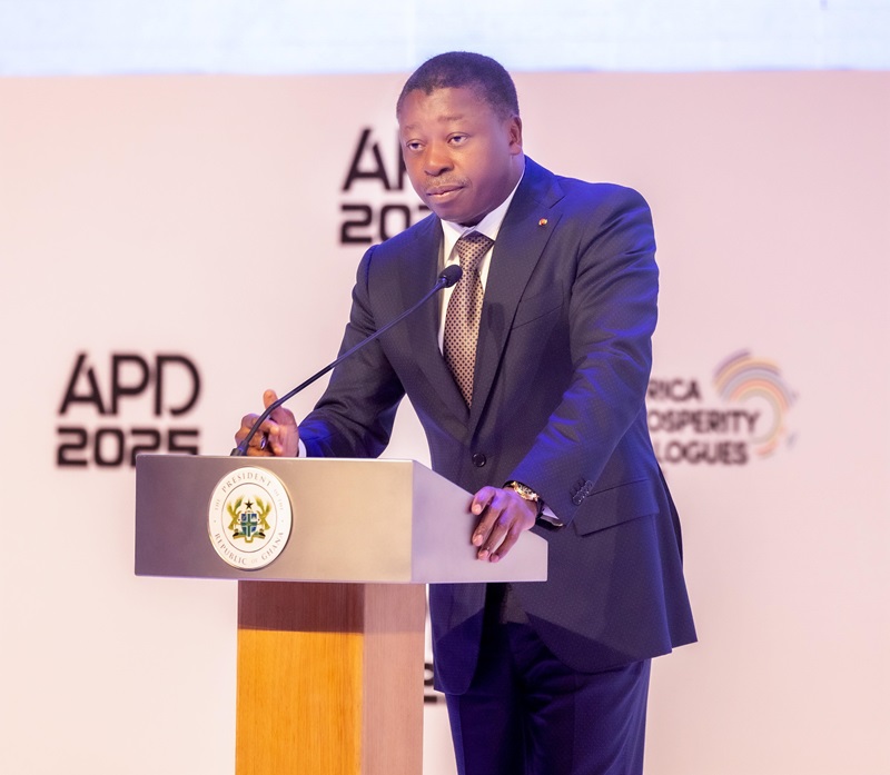 Le Président de la République, Faure Essozimna Gnassingbé, Champion du Marché unique du transport aérien en Afrique (MUTAA), a partagé ce 1er février 2025 à Accra, sa vision pour l’intégration économique de l’Afrique à partir des investissements dans le secteur des transports et de la logistique, à l’occasion de la troisième édition des Dialogues sur la Prospérité en Afrique (APD 2025).